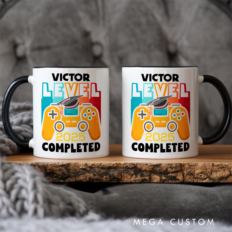 Personalized Graduation Mug for Gamer Graduation Coffee Mug Geek High School Graduation College University Graduation Gaming Nerd Mug