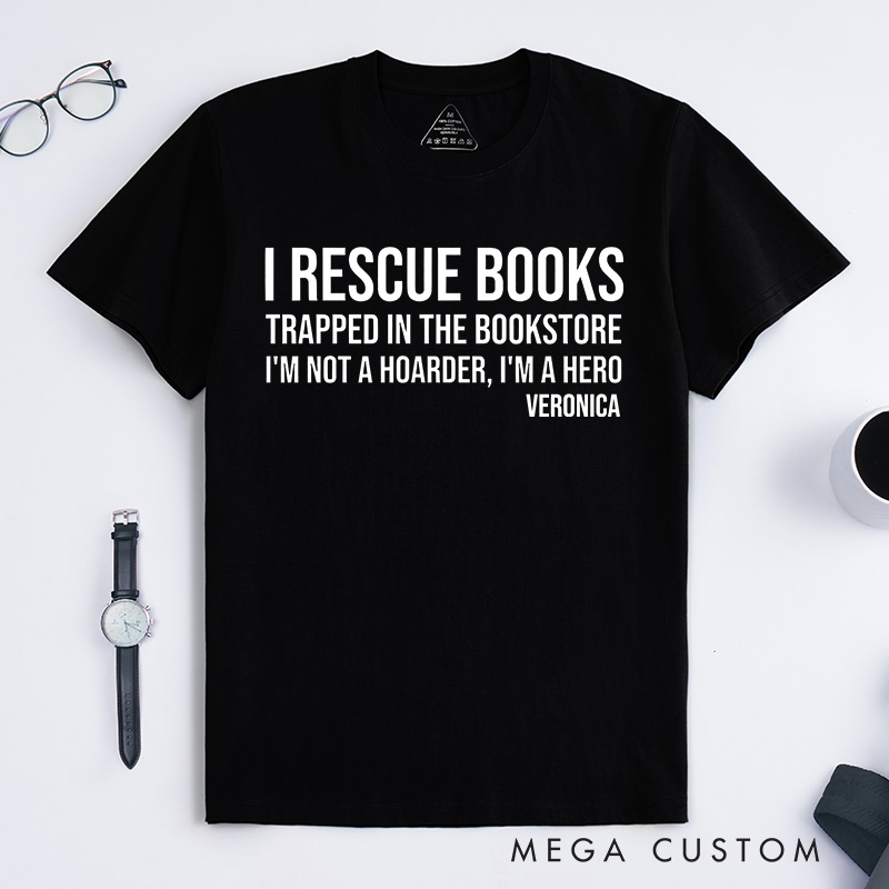 Personalized Book Lovers Classic T-Shirts Gift For Bookish Booksellers Gift Gift For Teachers Readers T-Shirt I Books Shirt Funny Shirt Teacher Shirt