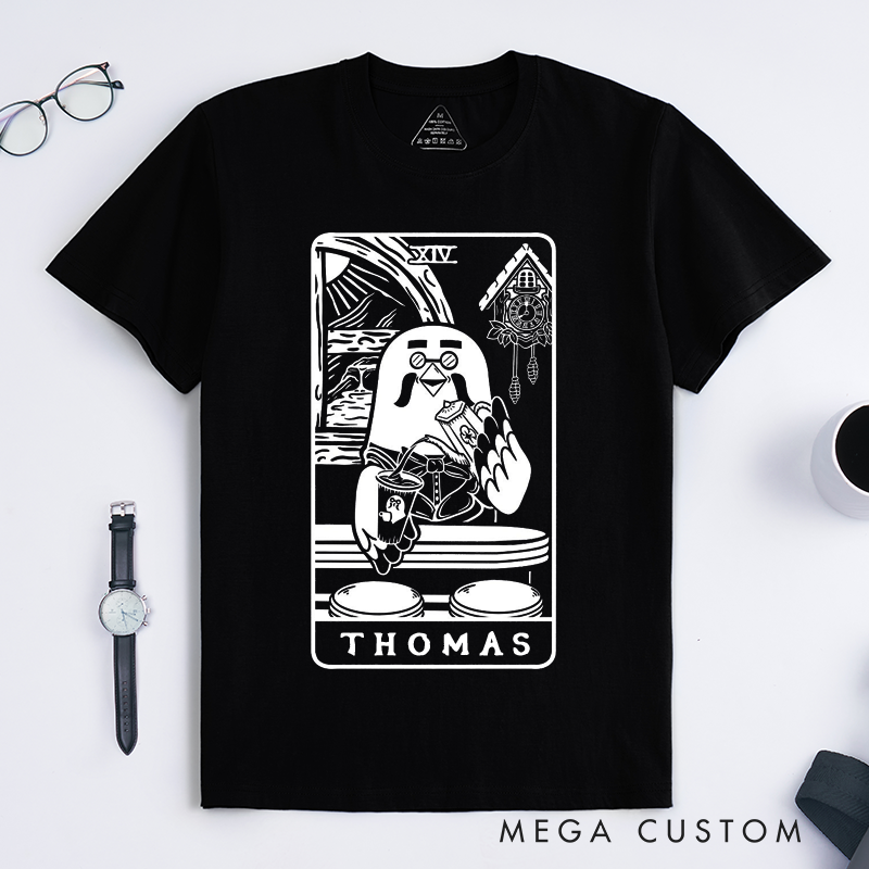 Personalized Tarot Lovers Classic T-Shirts Brewster as Temperance T-Shirt Tarot Collection