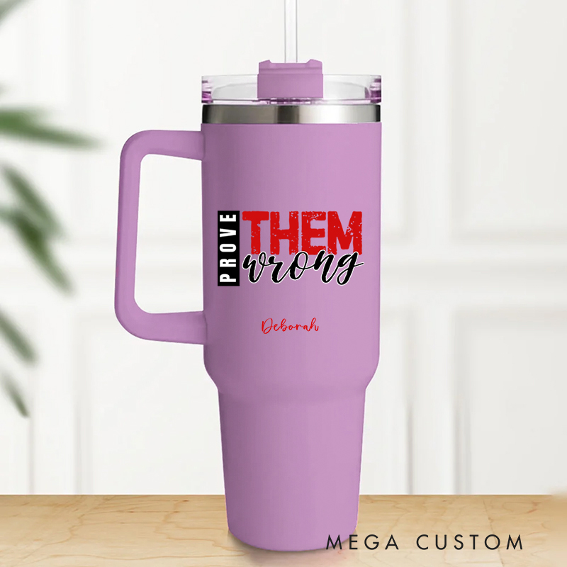 Personalized Multicolor Christian Theme Prove Tumbler with Name and Straw Travel Accessories Baptism Birthday Gift for Christians
