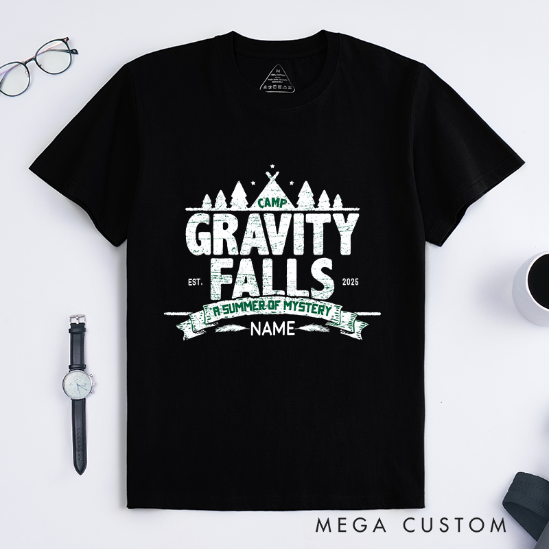 Personalized A Summer of Mystery T-Shirt Hiking Camping Travel Shirt Gift for Travel Mysterious Adventurers Lovers