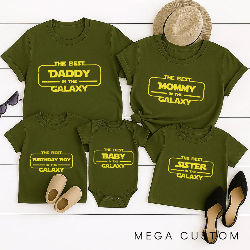 Personalized the Best Family Matching T-Shirts Family Reunion Party Matching Tshirt for Movie Lovers