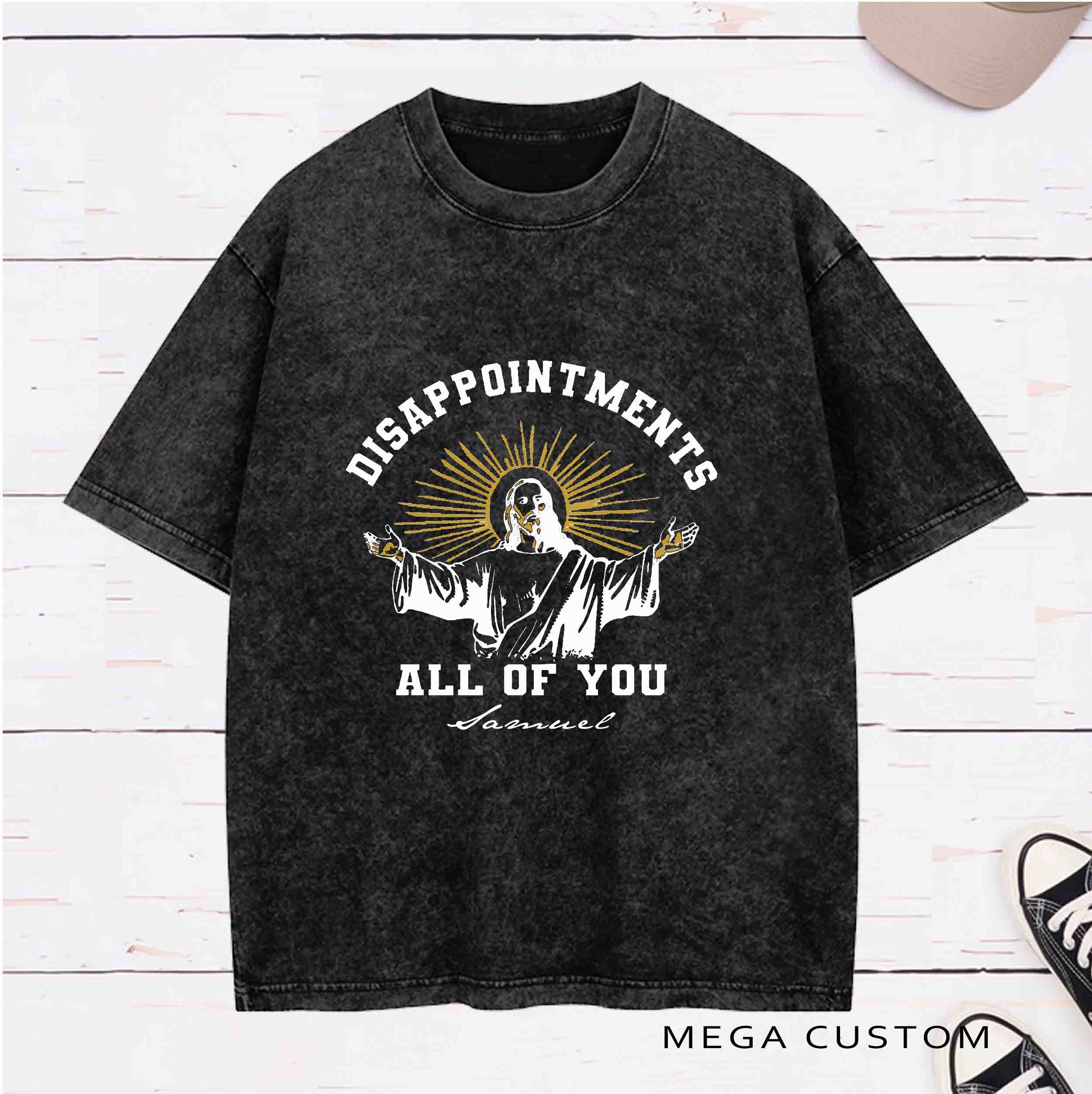 Personalized Character Disappointments All of You Washed T-Shirt  with Name Easter Gift for Christian   