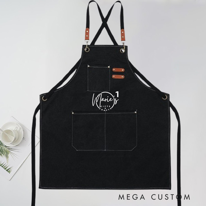 Personalized Gifts Crafts Aprons Garden Apron with Name Green Planting Apron Gardening Apron with Pockets 