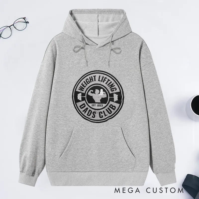 Personalized Fitness Classic Hoodies with Weightlifting Club Style for Fitness Enthusiasts Bodybuilders and Gym Lovers