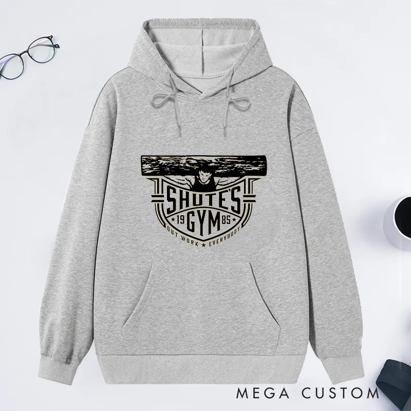 Personalized Gym Classic Hoodies with Vintage Weightlifting Design for Fitness Enthusiasts Bodybuilders and Gym Lovers