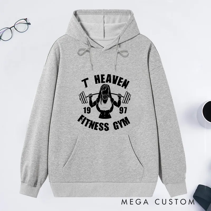 Personalized Gym Classic Hoodies with Inspiring Graphic for Fitness Enthusiasts Bodybuilders and Gym Lovers