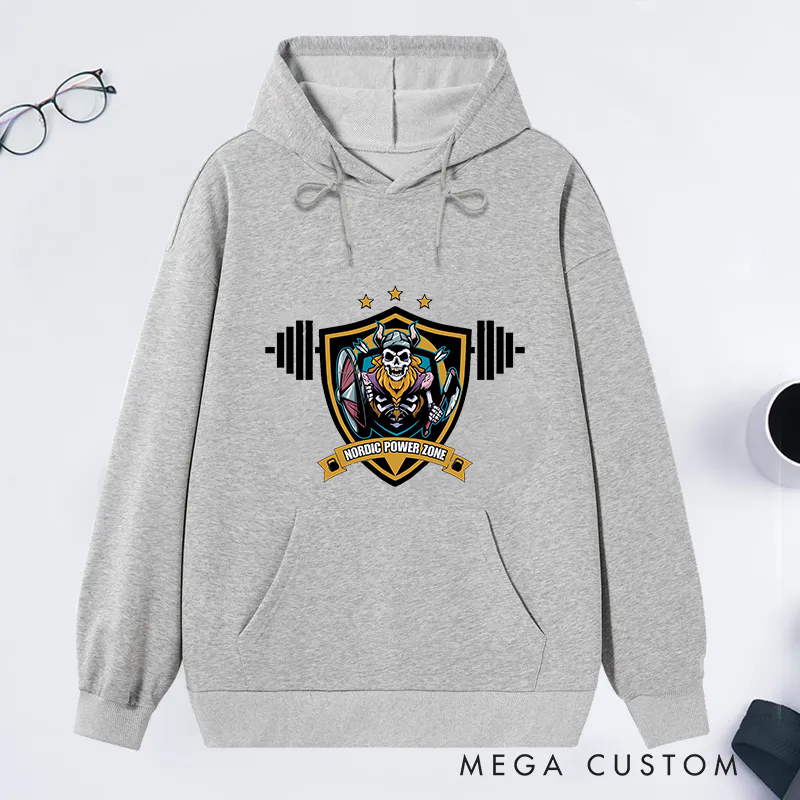 Personalized Fitness Classic Hoodies with Strength and Honor Design for Fitness Enthusiasts Bodybuilders and Gym Lovers