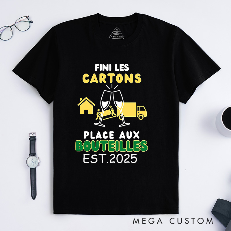 Personalized T-Shirt Housewarming Gift New Homeowners T-Shirt Gift for Housewarming Party Essential T-Shirt New Homeowner Gift