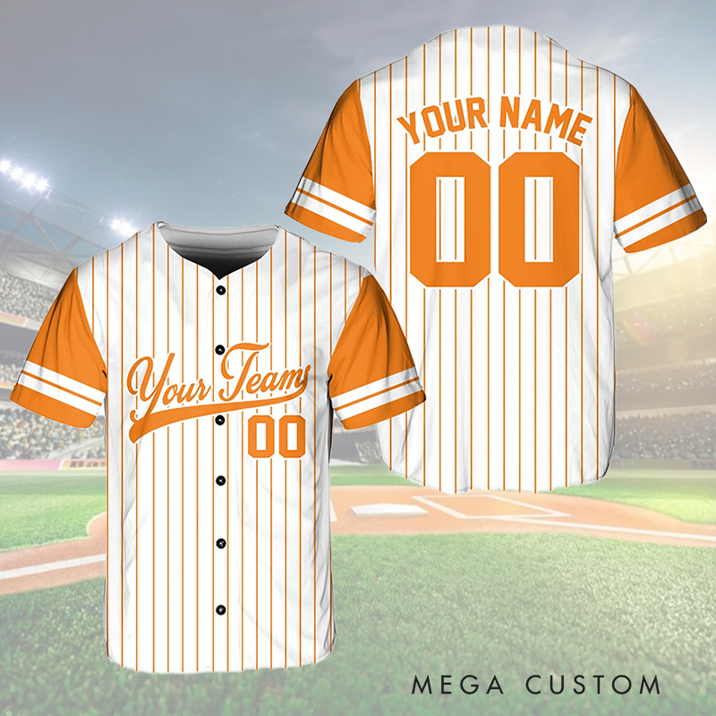 Personalized Classic Baseball Jersey with Custom Name and Number