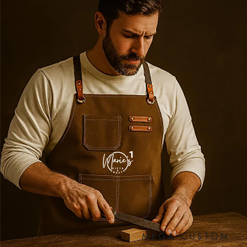 Personalized Gifts Crafts Aprons Garden Apron with Name Green Planting Apron Gardening Apron with Pockets 