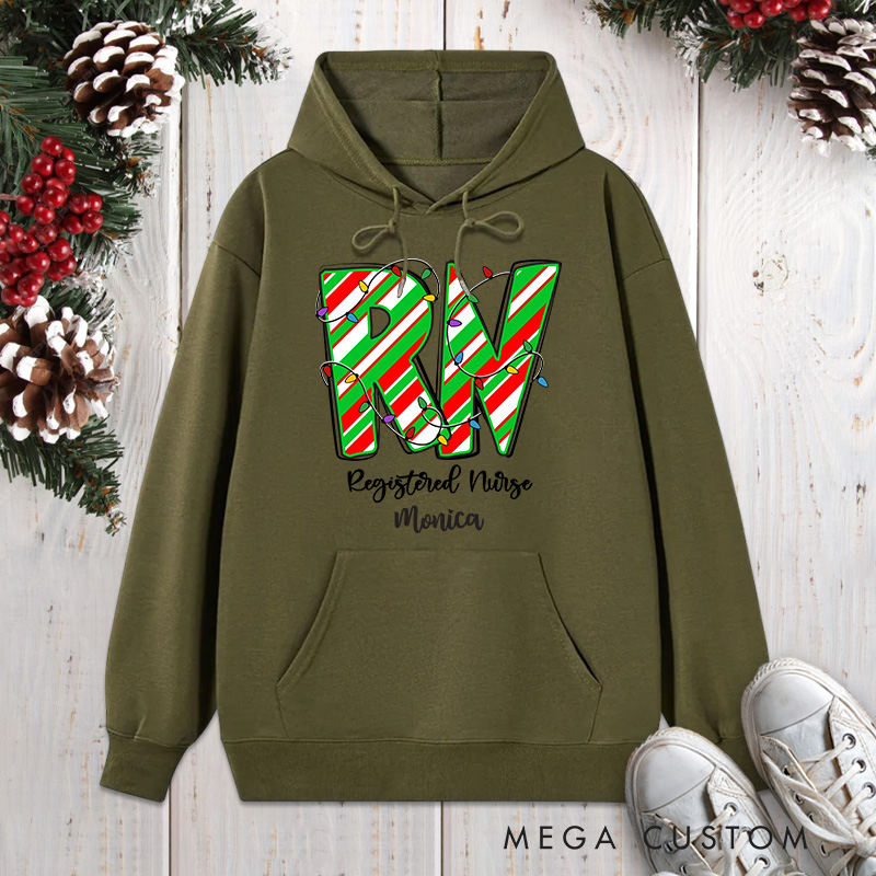Personalized Hoodies for Nurse Customized Registered Nurse Design Hoodies Xmax Gift