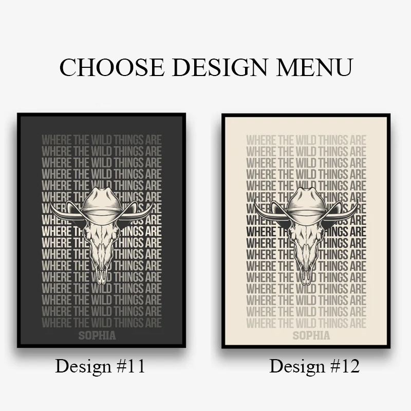 Personalized Luke Combs Inspired Contemporary Wall Art Print Without Frame Posters