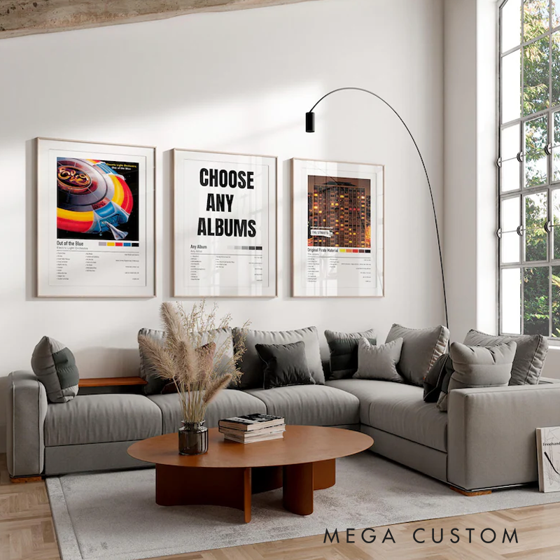 Personalized  Music Posters Music Print Without Frame Aesthetic Choose Your Favourite Album Customisable Song Gift Custom Album Cover