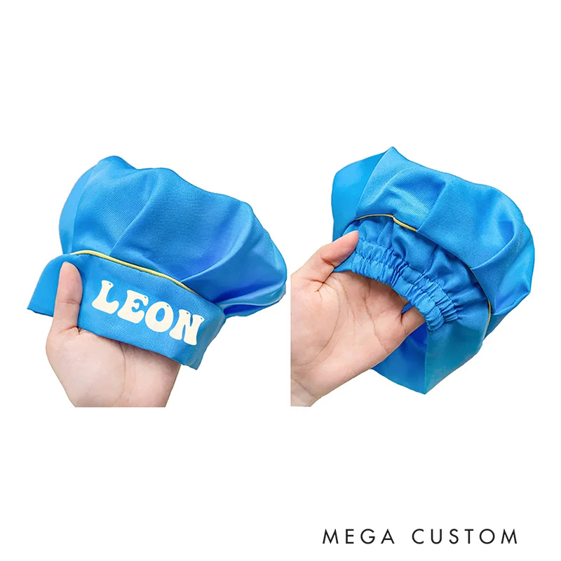 Personalized Adjustable Kid Apron Baking Hat Set Apron Animal Fantasy Apron with Name Baking Lover Gift Birthday Holiday Gift for Kids