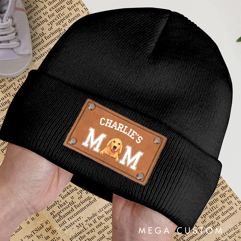 Personalized Mom and Dad Basic Baby Beanie