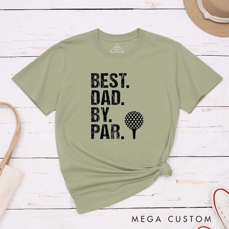 Personalized Golf T-Shirt Customizable Text Gift for Golfers and Fans