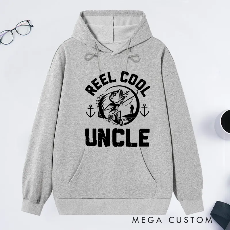 Personalized Reel Cool Fishing Hoodie Funny Fishing Design Perfect Gift for Fishing Lover Ideal for Outdoor and Casual Wear