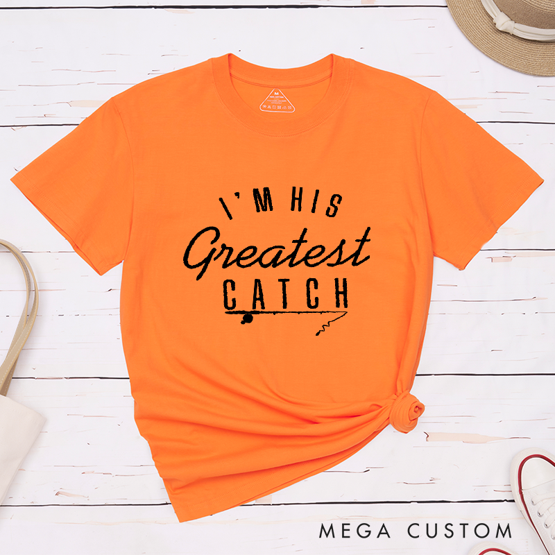 Personalized Fisherman T-Shirt Fisherman Wife T-Shirt Fishing T-Shirt Couples Matching Husband Wife T-Shirt Valentines Day Gift