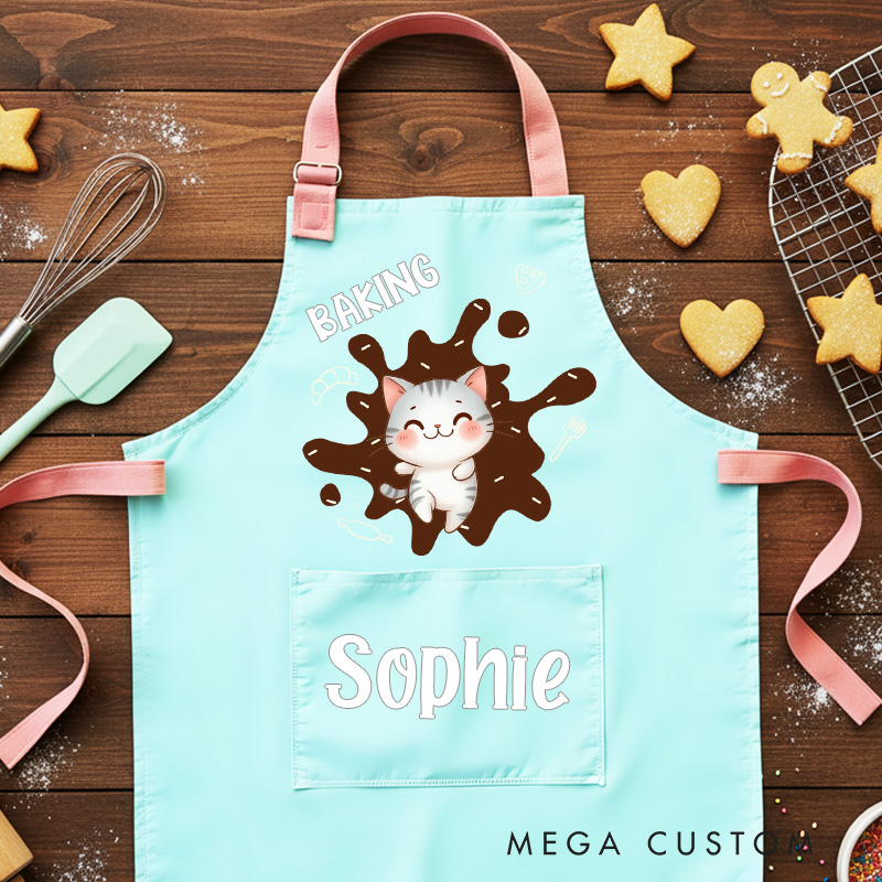 Personalized Colorful Flower Nail Art Adjustable Apron with Name and Pocket Birthday Beauty Salon Opening Gift for Nail Technicians Enthusiasts