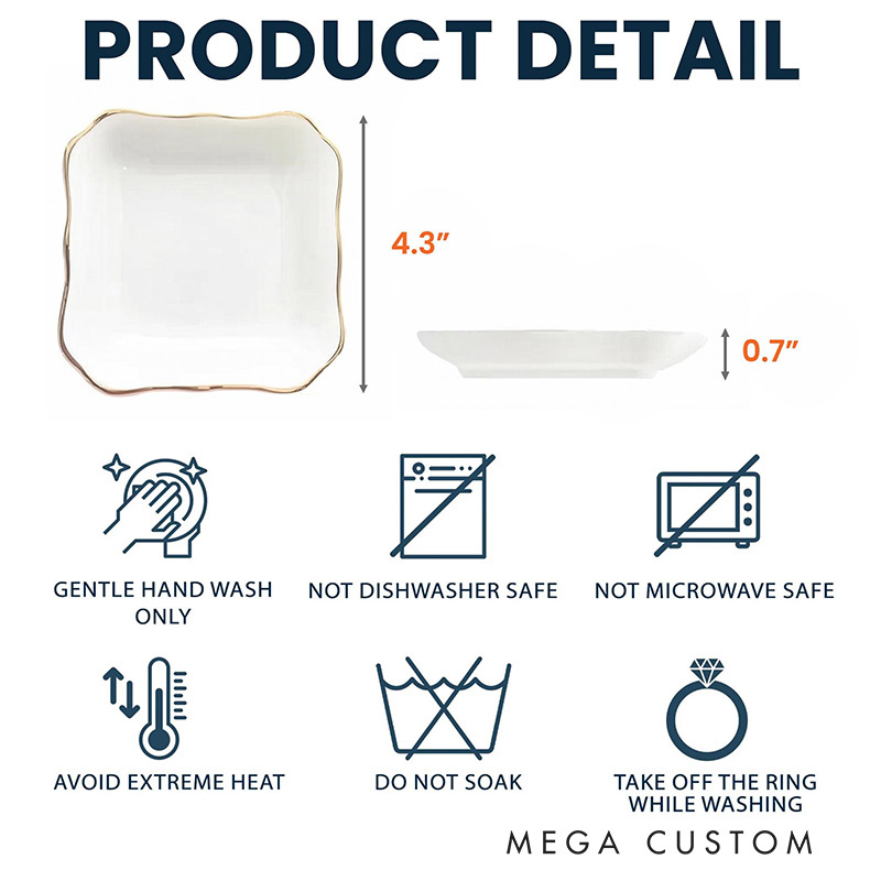 Personalized Catholic Virgin Mary Toile Ceramic Ring Dish with Name Our Lady Trinket Jewelry Dish Vintage Floral Marian Dish Christian Gift for Women