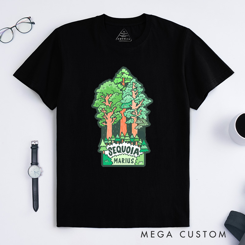 Personalized Hiker Girl T-Shirt Camping Adventure T-Shirt for Wanderlust Nature Travelers Outdoors Lover Gift