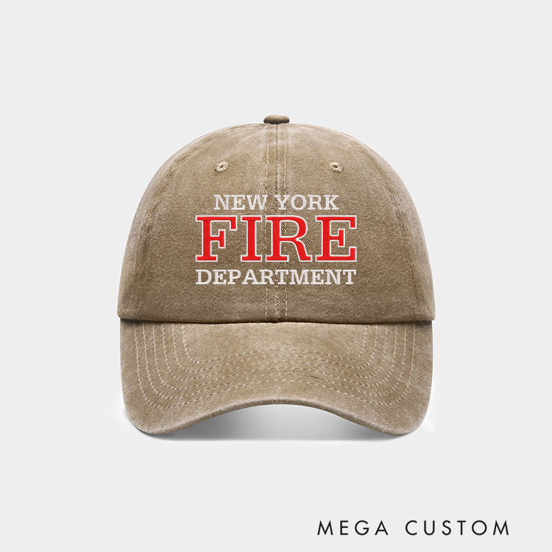 Personalized Firefighter Cap Embroidered Baseball Cap with Custom Firefighter Cap Design Thoughtful Gift for Firefighters