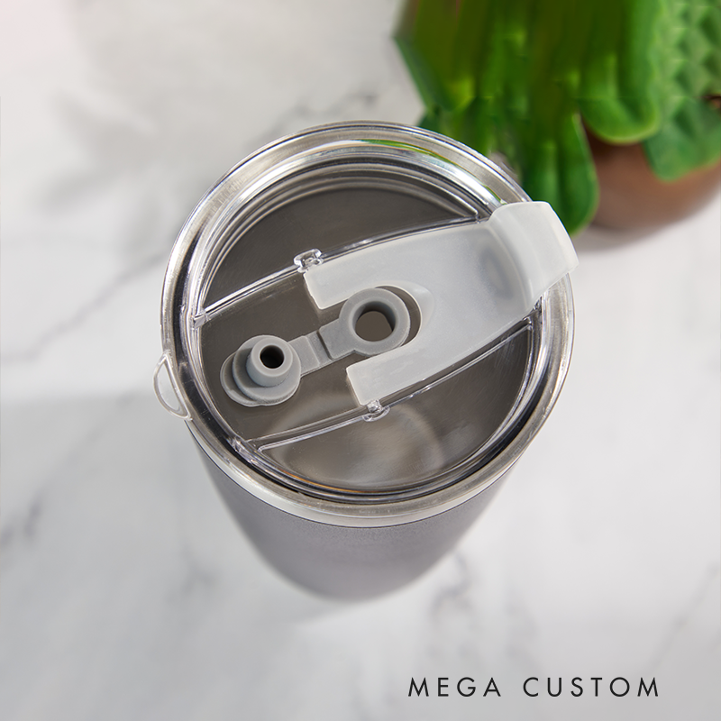Personalized Soccer Stainless Steel Tumbler with Custom Name Design and Message