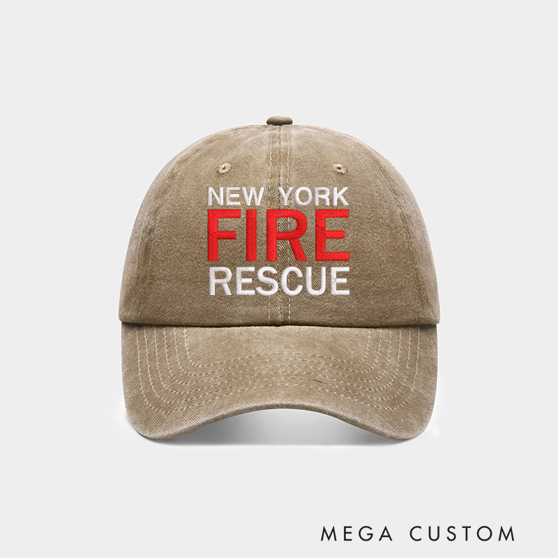 Personalized Firefighter Cap Embroidered Baseball Cap with Custom Firefighter Cap Design Thoughtful Gift for Firefighters