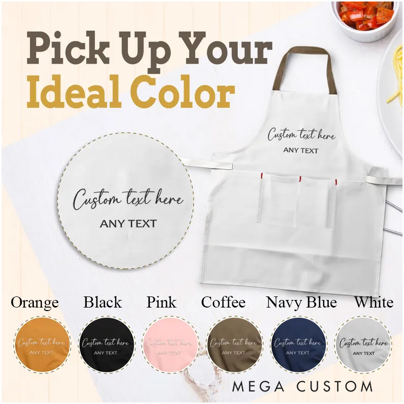 Personalized Animal Fantasy Unicorn Engineering Vehicles Child Kitchen Baking Apron Kid Gift
