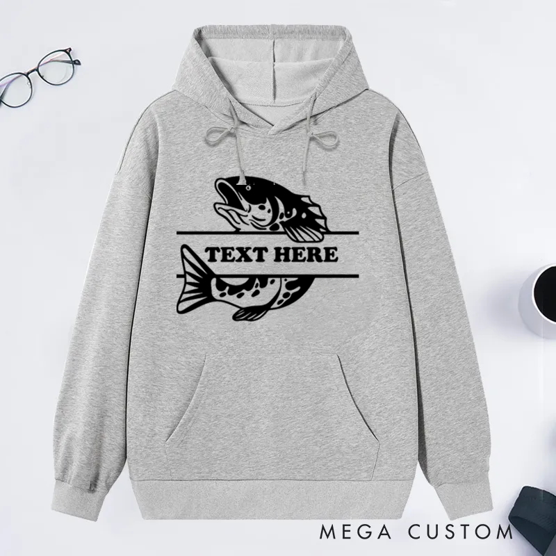 Personalized Fishing Hoodie Fishing Sweatshirt Fishing Gifts Comfortable and Warm Perfect for Fishing Trips Outdoor Adventures and Gifts