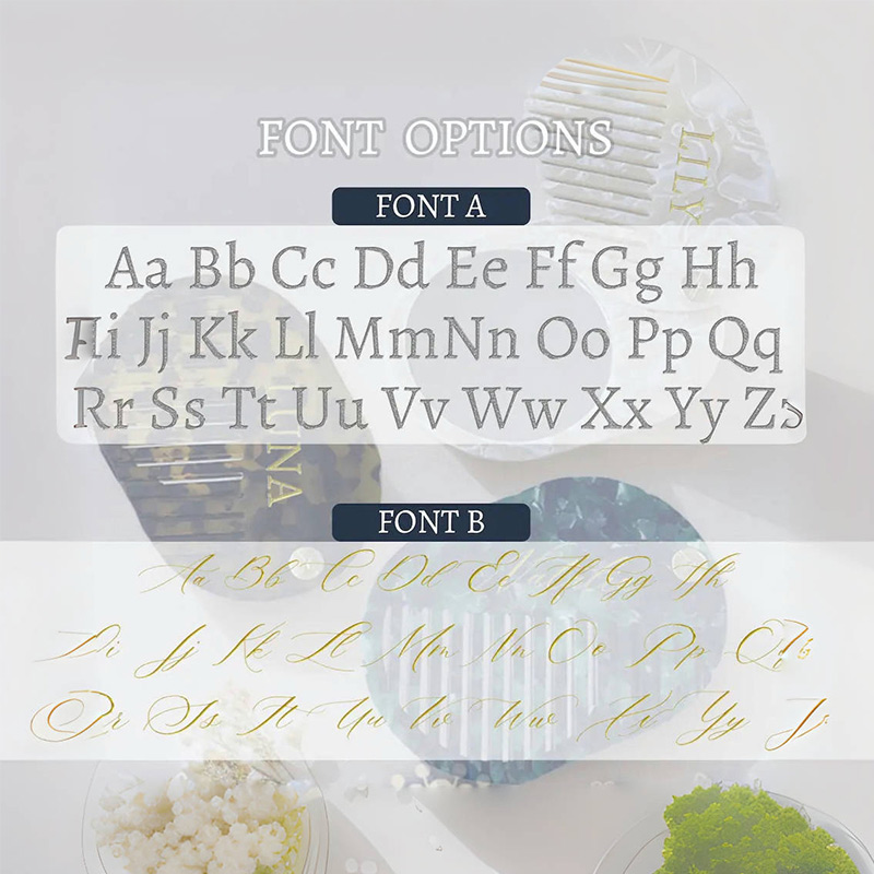 Personalized Name Comb with Mirror Personalized Acetate Hair Comb Engraved Travel Compact Mirror for Travel Lovers