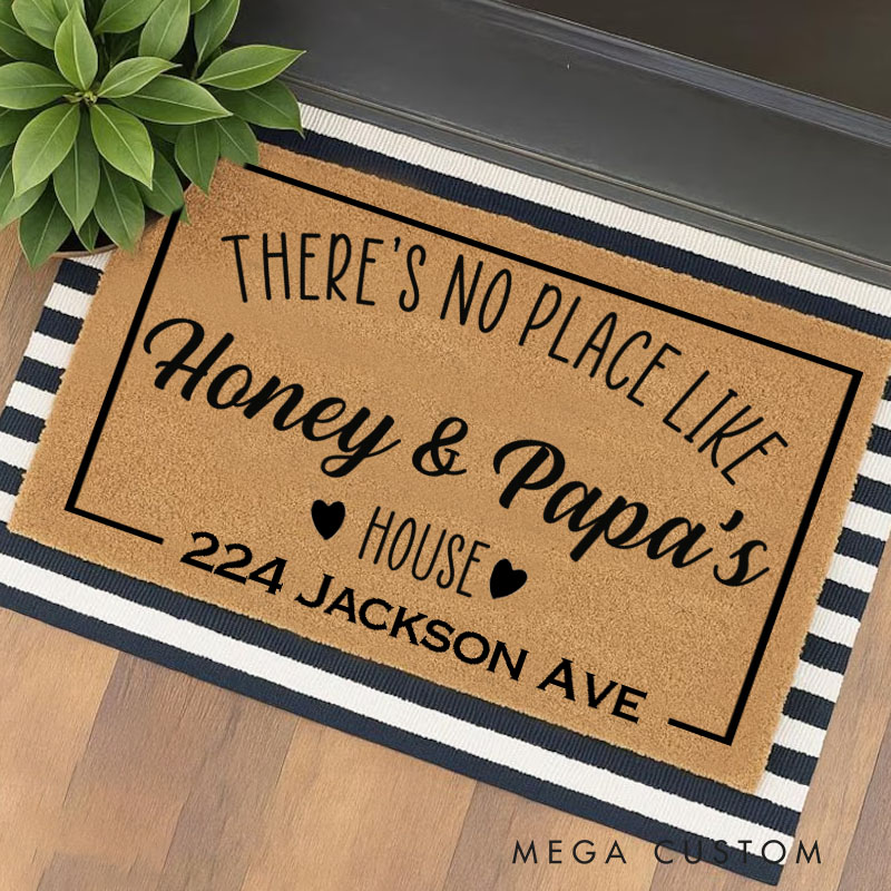 There's No Place Like Grandma and Grandpa's House Mothers Day Gift for Grandma Home Decor Grandparents Day Grandma Gift Housewarming Gifts