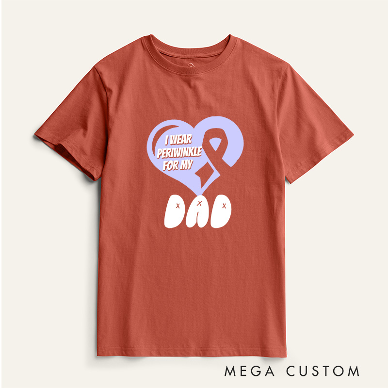 Personalized I Wear Periwinkle For My Esophageal T-Shirt