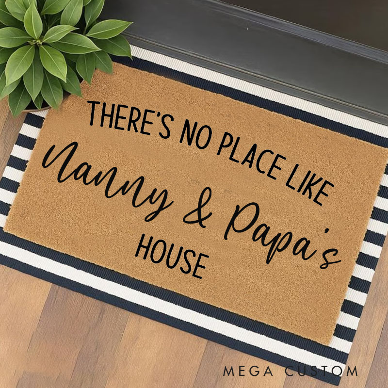 Personalized Grandparents Welcome Mat New Home Gift Housewarming Wedding Gift for Couples Christmas Gift for Family