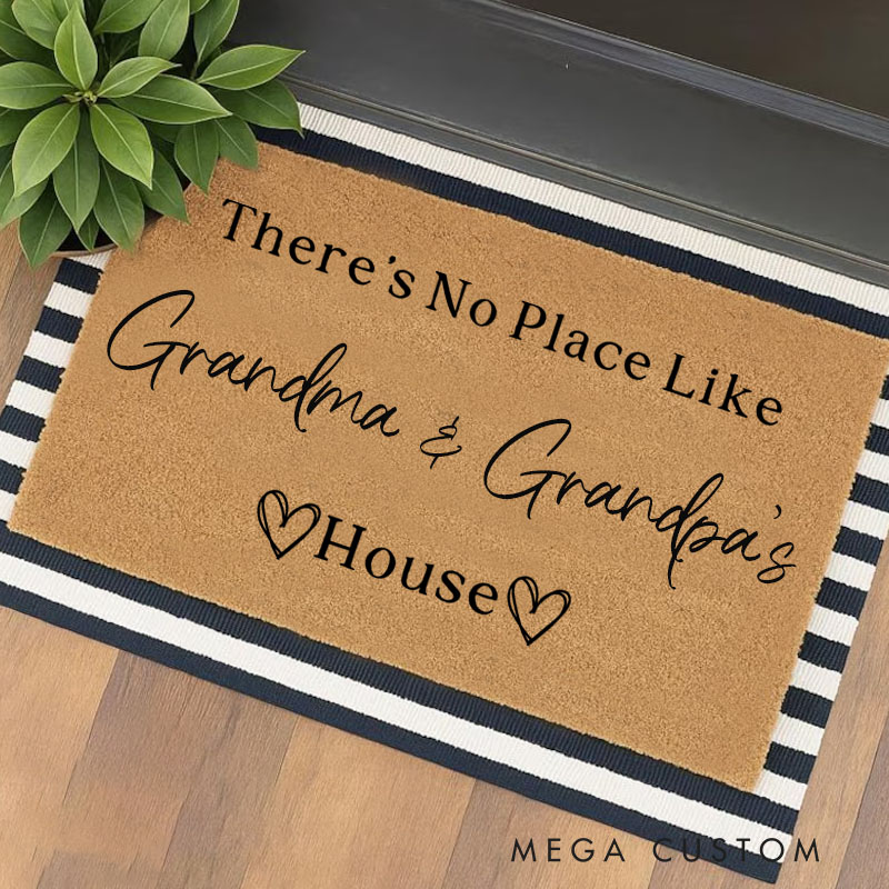 Personalized There's No Place Like Grandma & Grandpa's House Grandparents Gift Grandma and Grandpa Gift