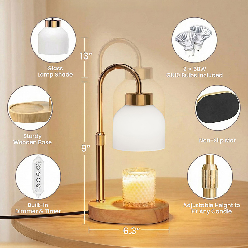 Personalized Photo Candle Warmer Light This Up And Know I'm Here Memorial Gift