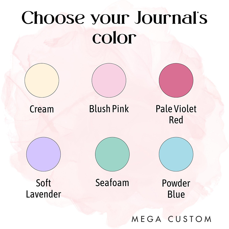 Personalized Birth Flower Bible Verse A5 Prayer Journal Notebook with Custom Name for Her Christian Gift for Women Religious Gift for Sister in Christ