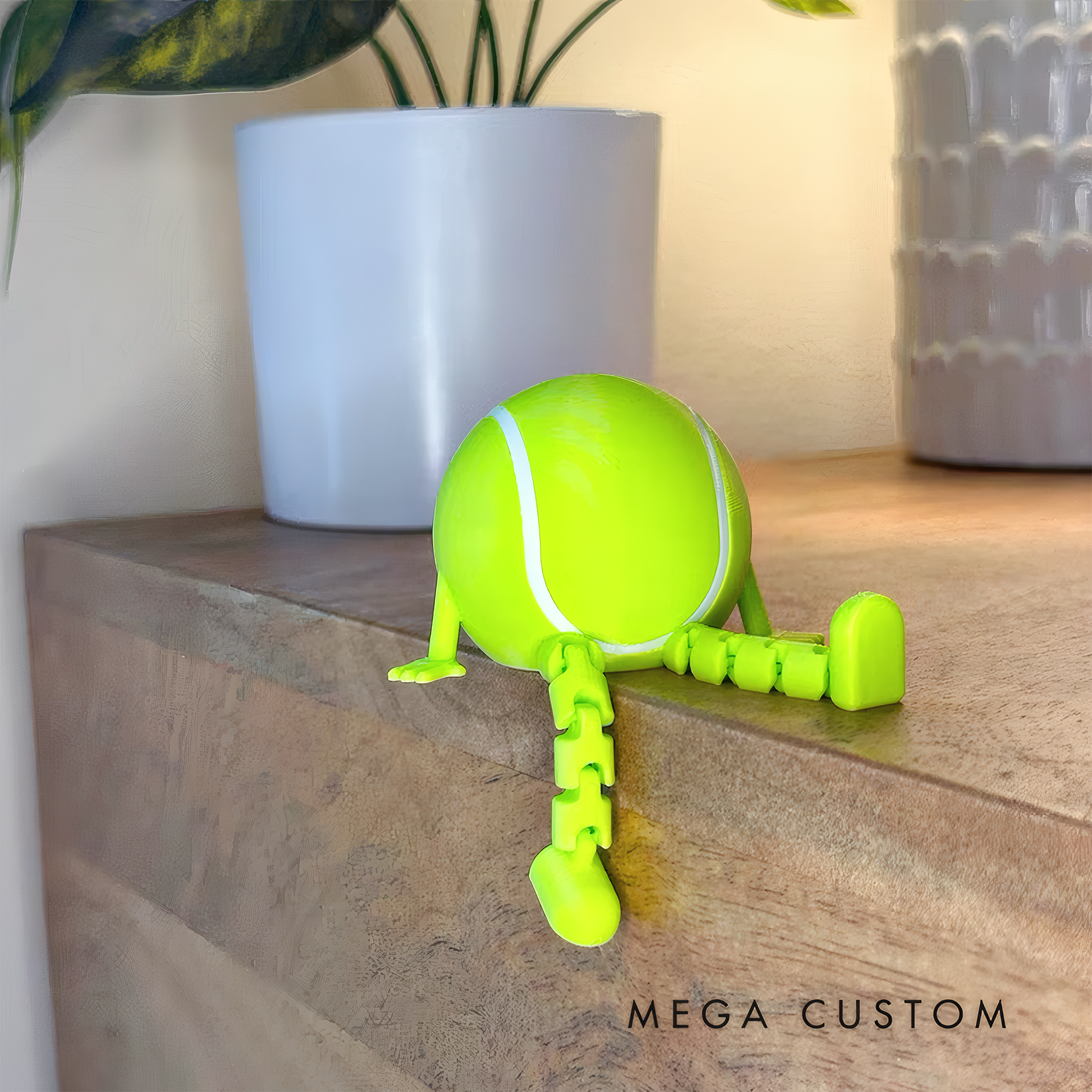 Personalized Basketball Football Volleyball Sports Ball Themed Figurines Creative 3D Printed Decorations