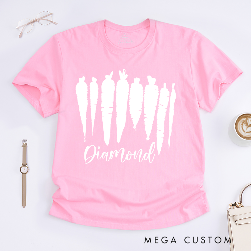 Personalized Carrot Classic T-Shirts Food Shirt Vegetable Shirt Foodie Gift Gardening Gift Farmer Gift Plant Lover Gift