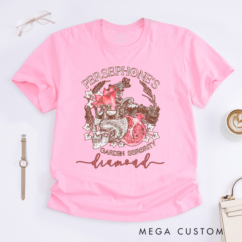 Personalized Persephone's Garden Classic T-Shirts Garden Sorority Shirt Book Lover Shirt Garden Club Shirt Cora Hades Olympus Goddess Shirt