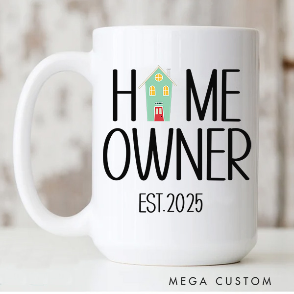 Personalized Housewarming Mug Custom 15oz Coffee Mug Housewarming Gift HomeOwner Gift Homeowner Mug New Home Gift Moving Away Gift New Homeowner Gift 