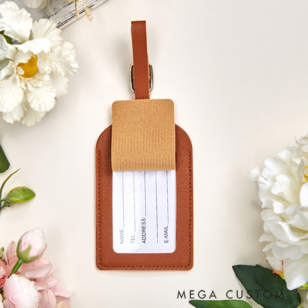 Personalized Not All Who Wander are Lost Engraved Leather Passport Holder and Luggage Tag Set Gift for Traveling Lovers Travelers Gift
