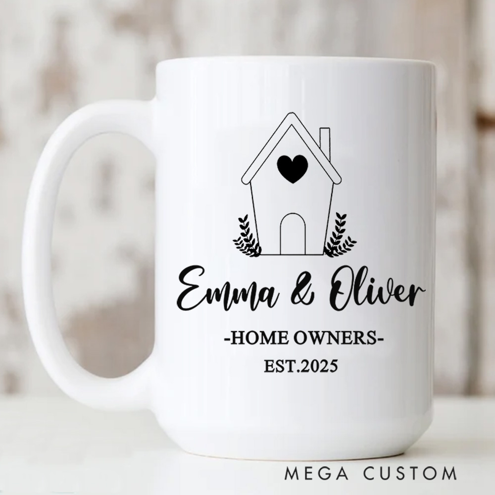 Personalized Housewarming Mug Custom 15oz Coffee Mug Housewarming Gift HomeOwner Gift Homeowner Mug New Homeowner Gift Moving Away Gift New Home Gift