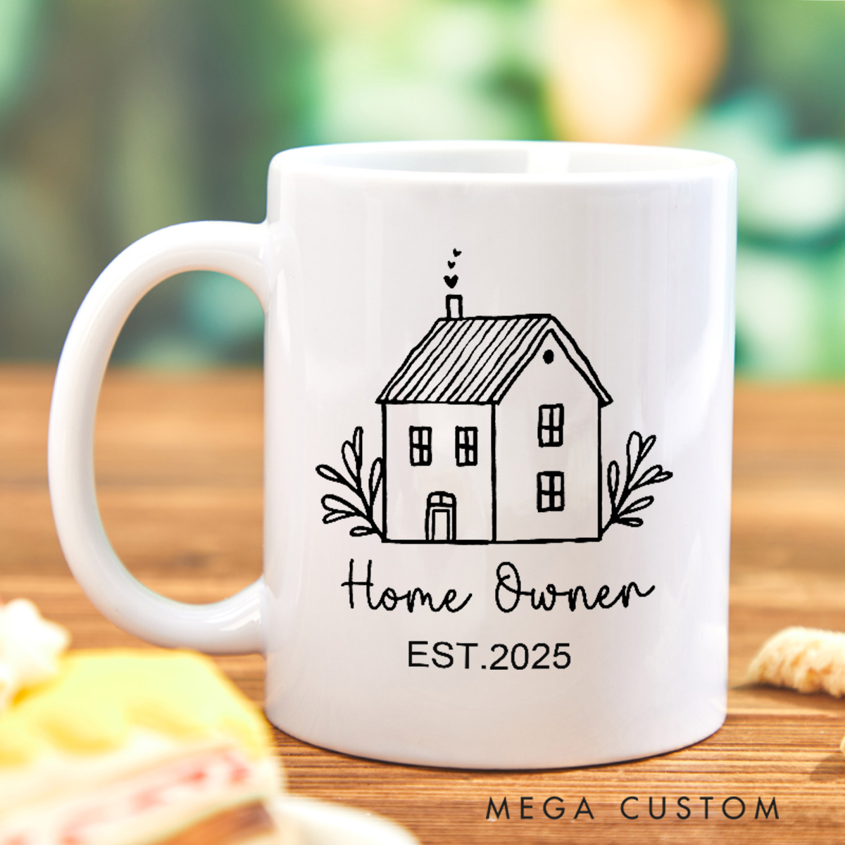 Personalized Mug Custom 11oz Coffee Mug Housewarming Gift HomeOwner Gift Homeowner Mug New Homeowner Gift Moving Away Gift New Home Gift 