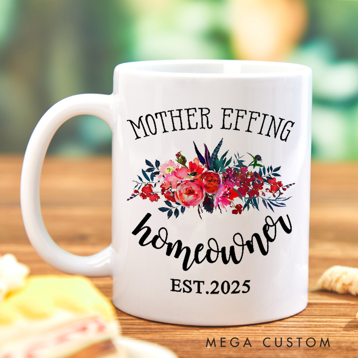 Personalized Mug Homeowner Mug Custom 15oz Coffee Mug Housewarming Gift HomeOwner Gift First Time Home Buyer Gift Realtor Closing Gift Home Gift