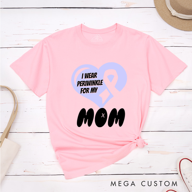 Personalized I Wear Periwinkle For My Esophageal T-Shirt