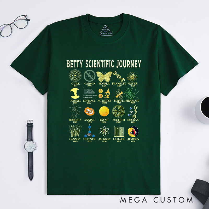 Personalized Lover Science Nerd T-Shirt Chemistry Science Lovers Gift for Geek 