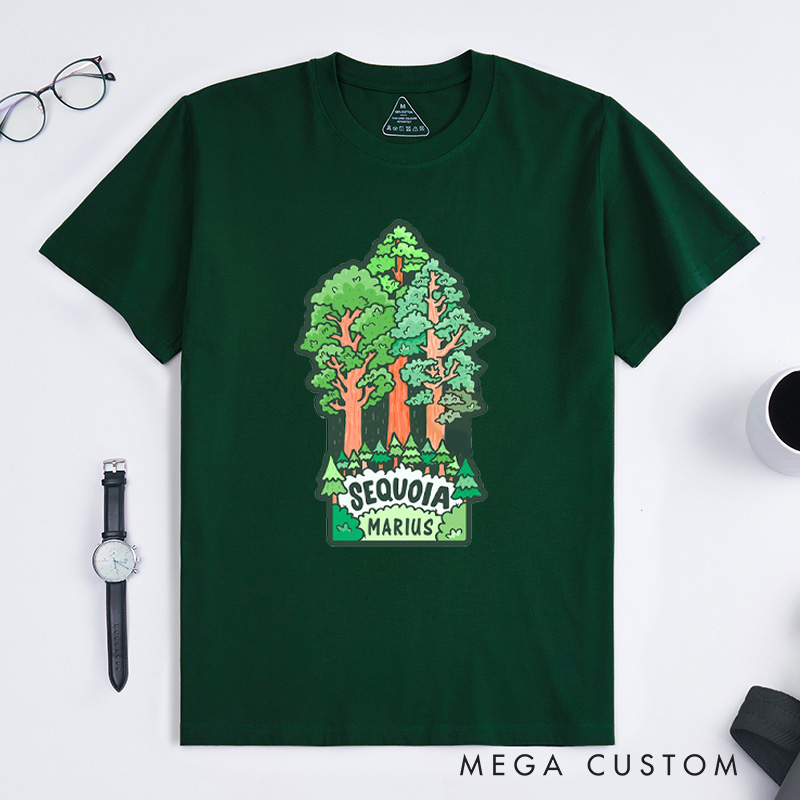 Personalized Hiker Girl T-Shirt Camping Adventure T-Shirt for Wanderlust Nature Travelers Outdoors Lover Gift