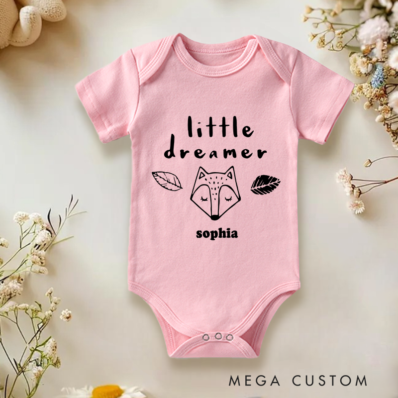 Personalized Little Dreamer Baby Onesie Baby Shower Gift